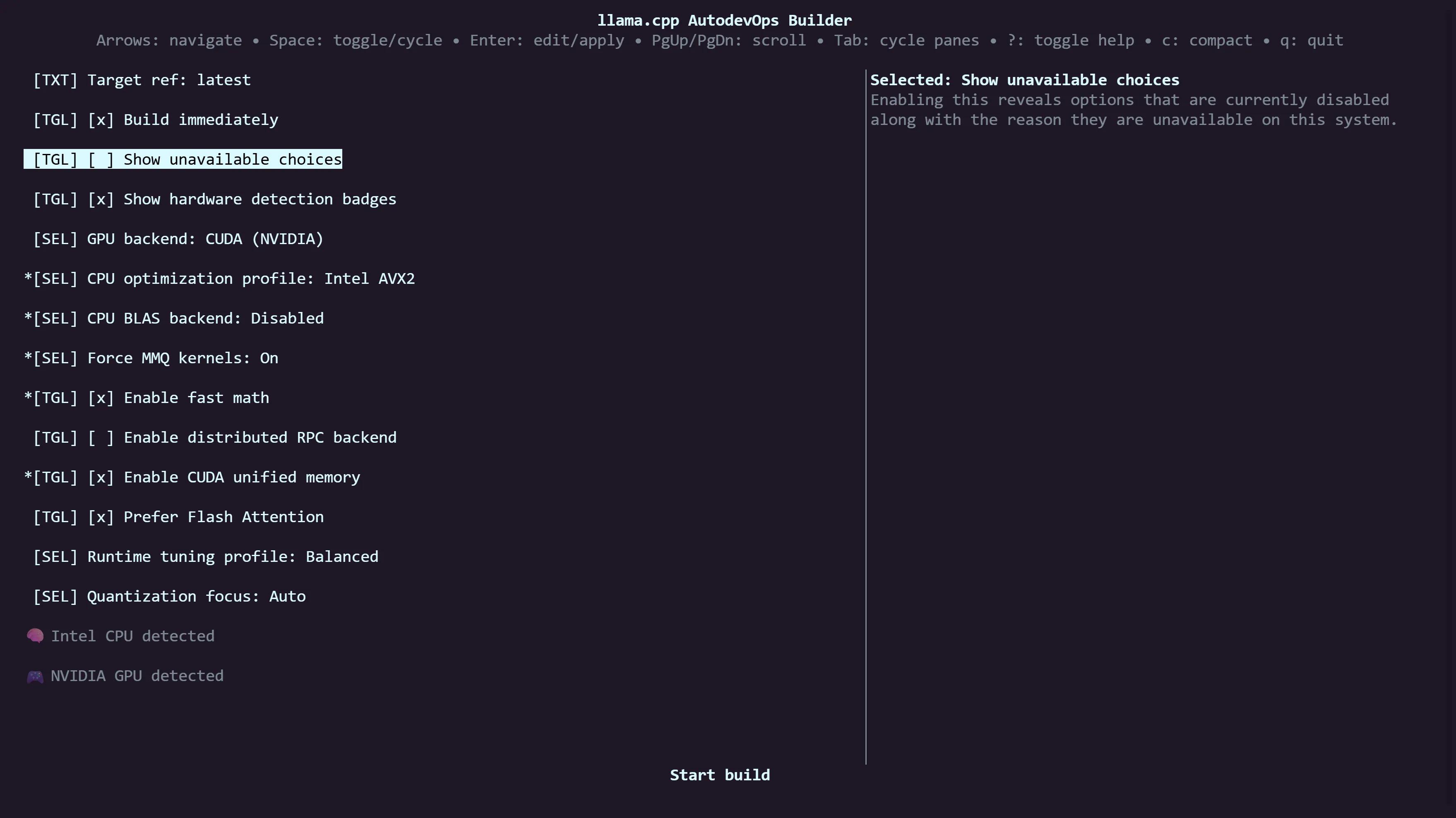 AutoLLama compile flow